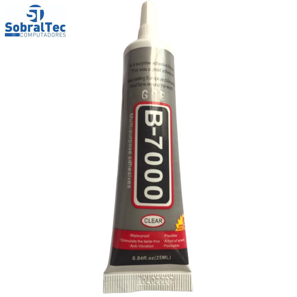 Cola Adesiva Multiuso Profissional B7000 Transparente 25ml