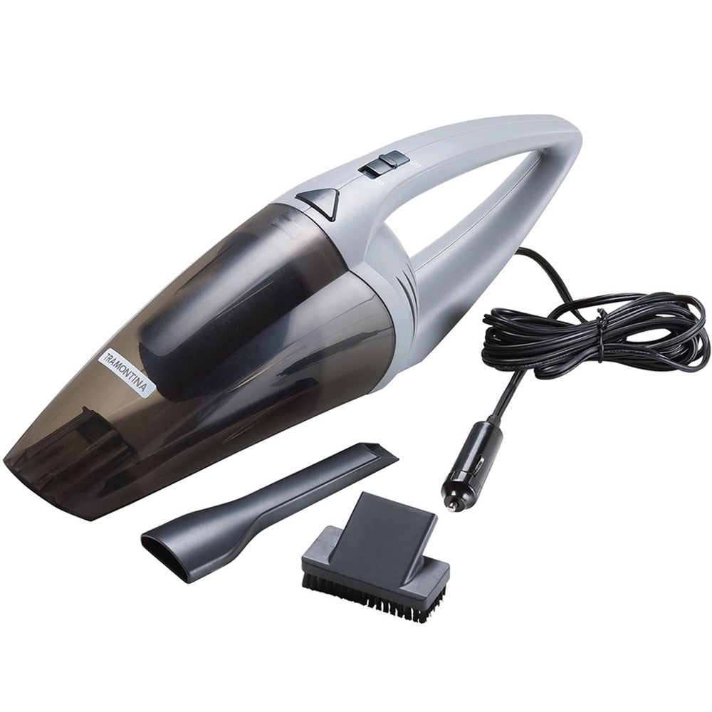 Aspirador de Pó para Carro tramontina 12v 70w cabo eletrico 3,3m coletor 0,5 litros  de alta performance