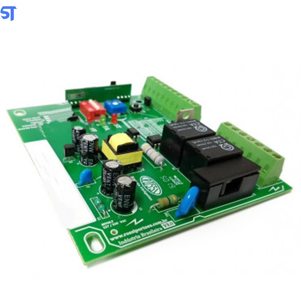 Placa Central de Comando para Motor de Portão Inter Dig Rossi CM NKXH30 FS 433 MHZ