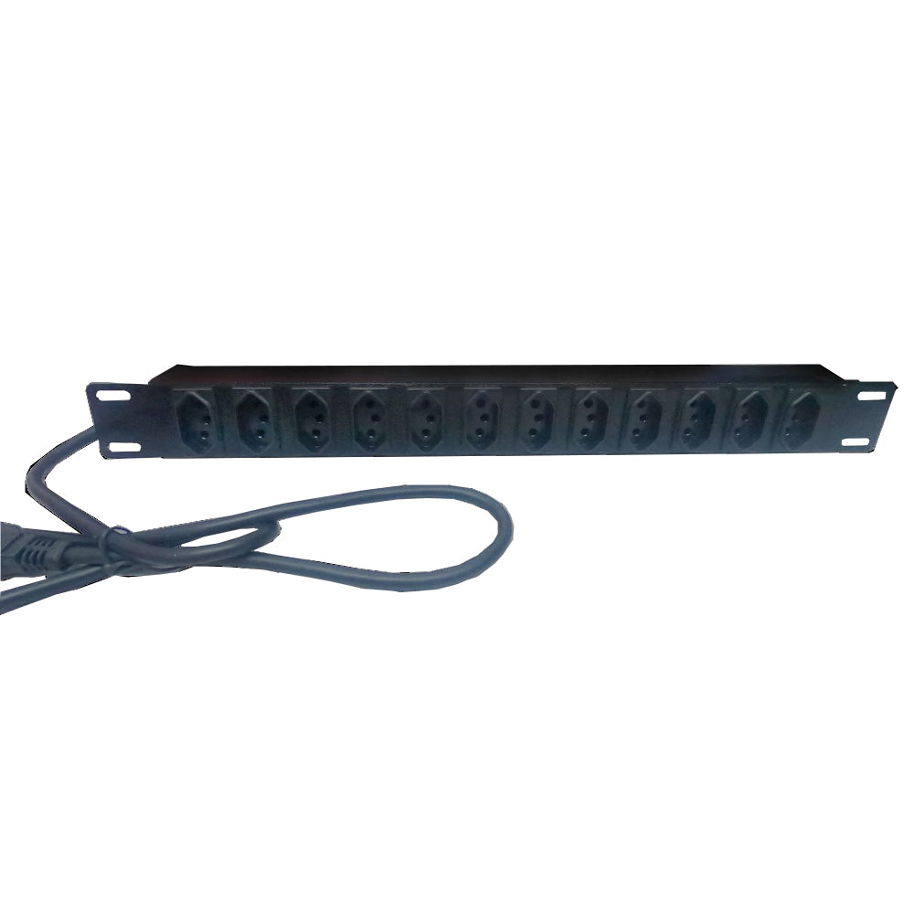 Régua De Rack 19 Pol Filtro Regua Elétrica Calha 12 Tomadas 4590