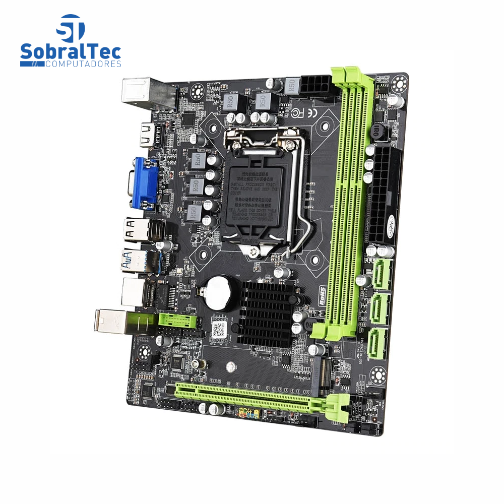 Placa Mãe Micro Atx Lga 1151 H310  Vga Hdmi Gigabit Ethernet Ddr3 Geração 7º 8º Mohterboard Gaming