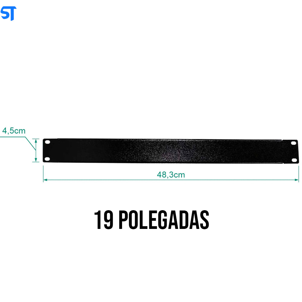 Frente Falsa para Rack 19'' - 1U Maxmetal 4459