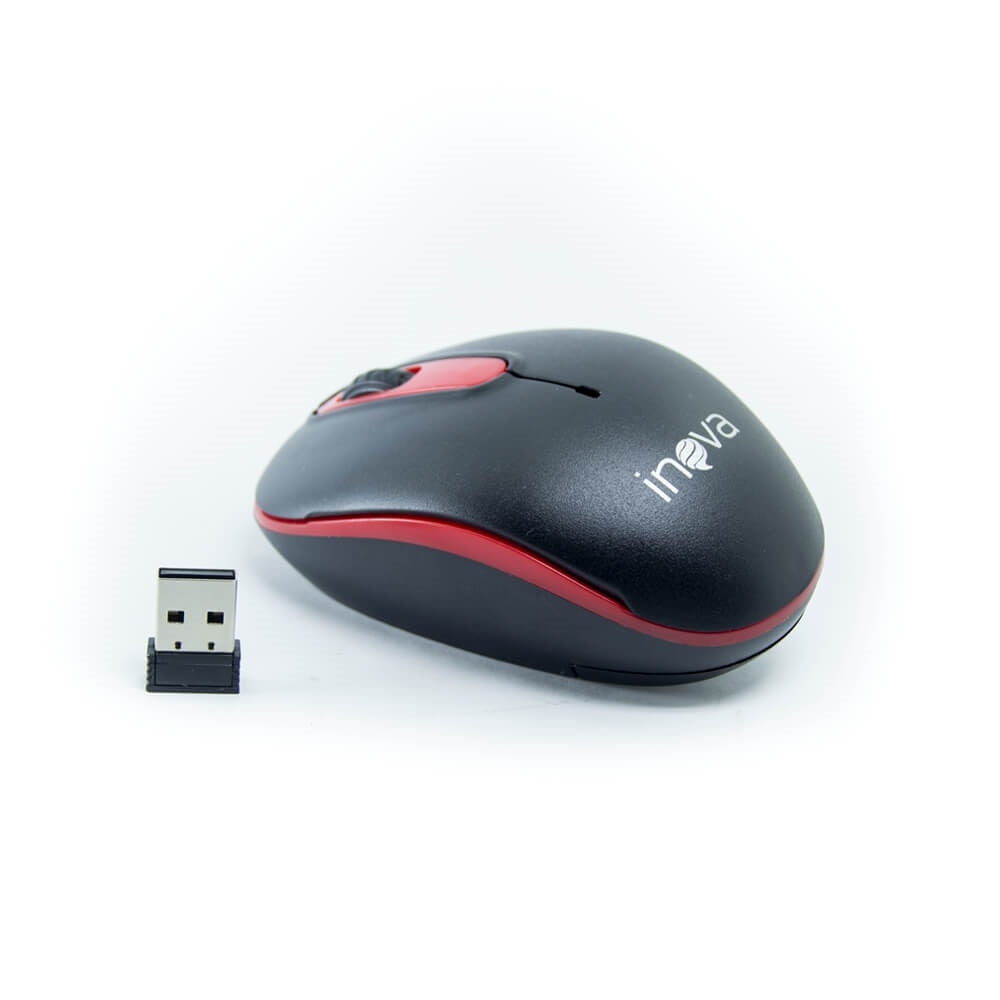 Mouse Óptico Usb Sem Fio Inova Mou-7039- Varias Cores
