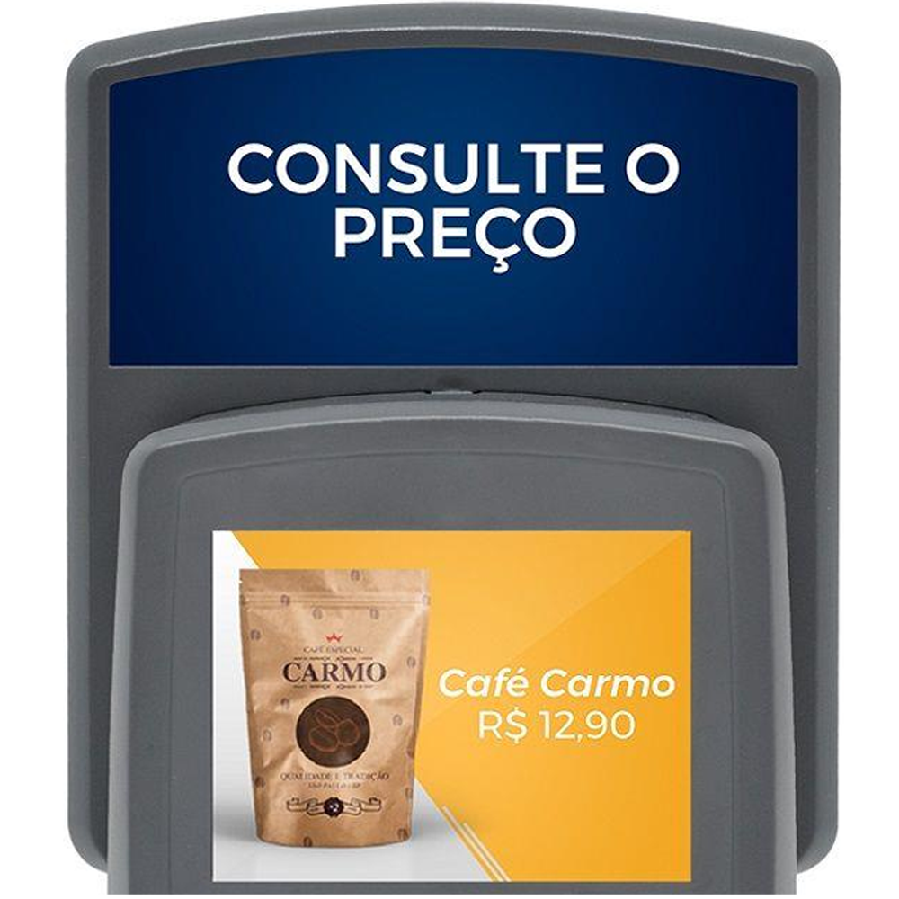 Terminal de Consulta de Preço G2 s Gertec (Wi-Fi/Ethernet) Leitor de Codigo de Barras Com Mostrador de Cristal Liquido
