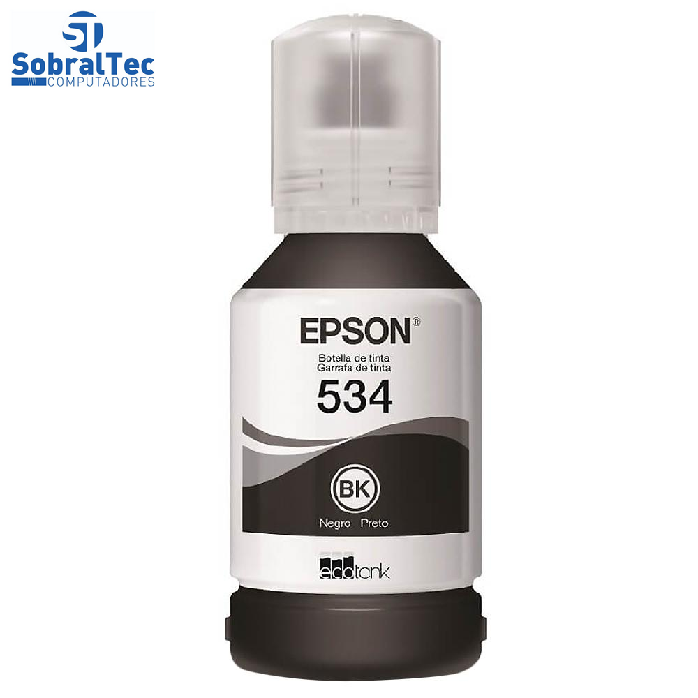Refil De Tinta Epson T534120 Preto