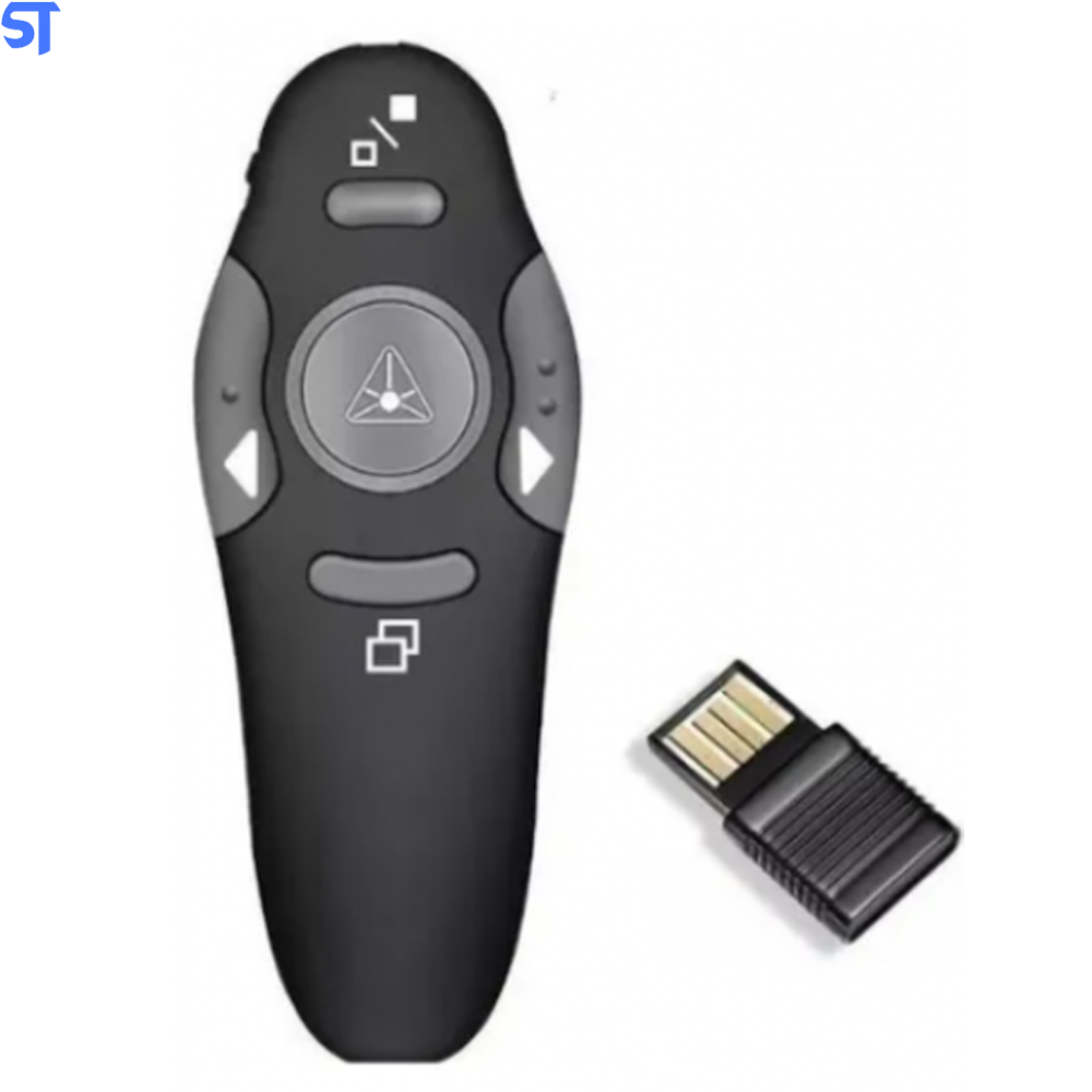 Apresentador Slide Power Point Wireless Receptor Integrado Laser De Classe 3a 2.4GHz  B-Max- BM-P2000