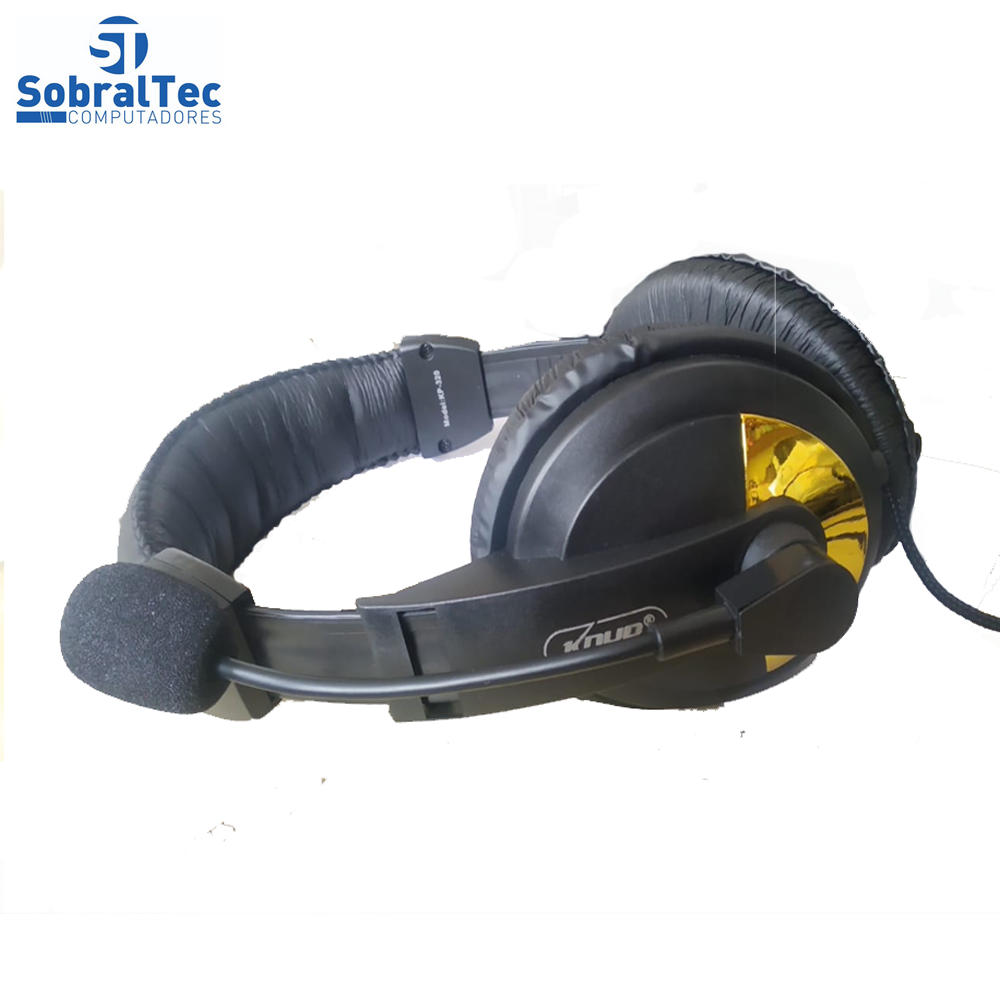 Fone De Ouvido Headset Com Microfone Knup Kp-320
