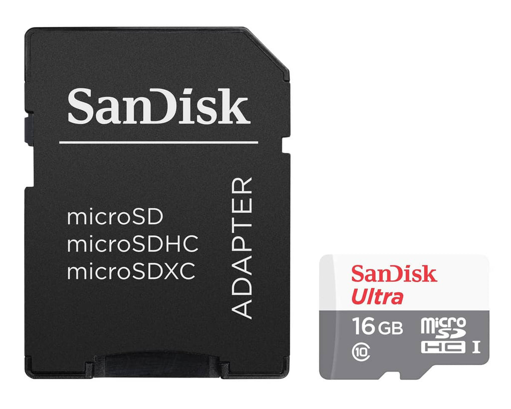 Cartão de Memória SanDisk 16GB Ultra MicroSDHC UHS-I Classe 10