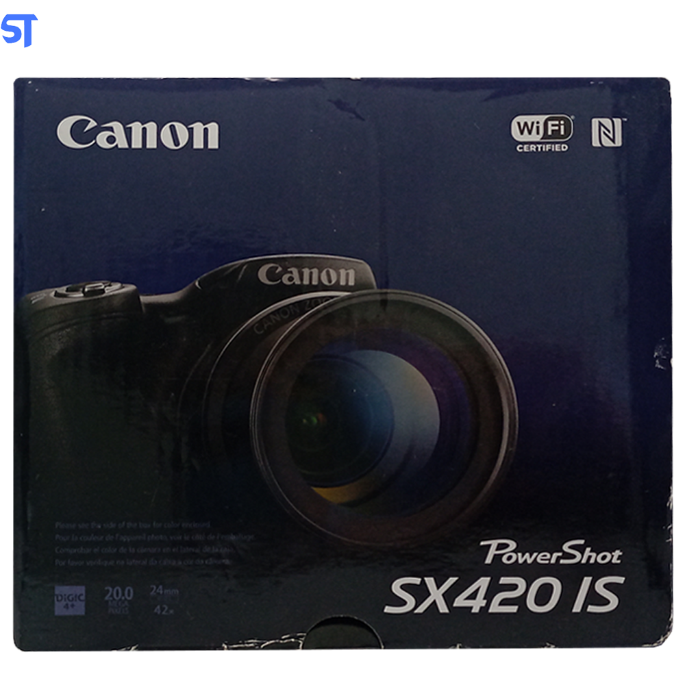 Câmera Digital Canon Powershot SX420 IS Wi-Fi 20.0MP Zoom Óptico 42X Vídeo HD