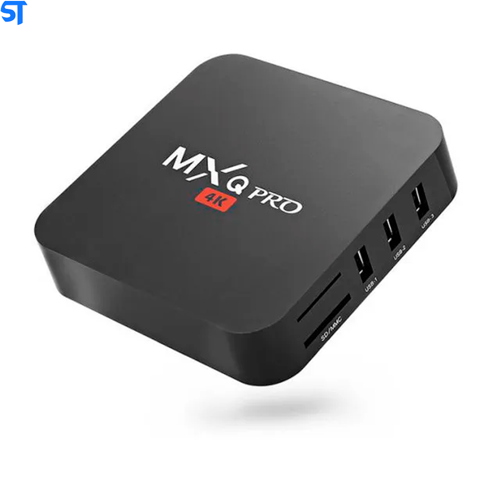 Tv Box Receptor MXQ Pro 4K / 64 GB Ram+512 GB / Android 11.1 / 5G / Wifi 2.4GZ - Preto