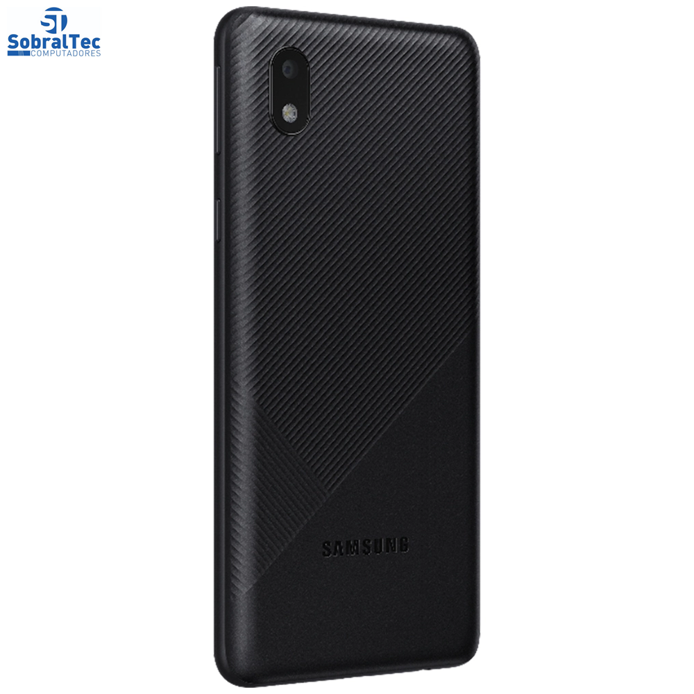 Smartphone Samsung Galaxy A01 Core Preto 32GB, Tela Infinita de 5.3”, Câmera Traseira 8MP, Android GO 10.0, Dual Chip