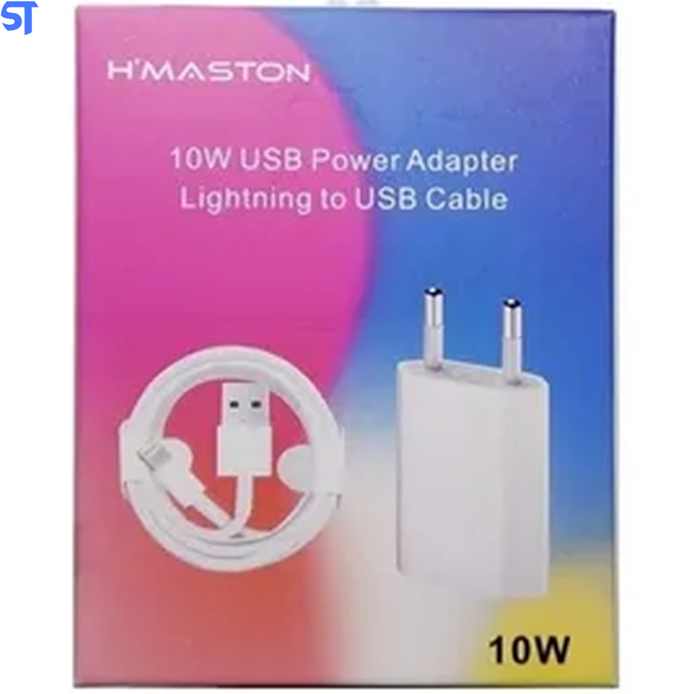 Carregador Lightning Completo Para Iphone  H'maston 10W