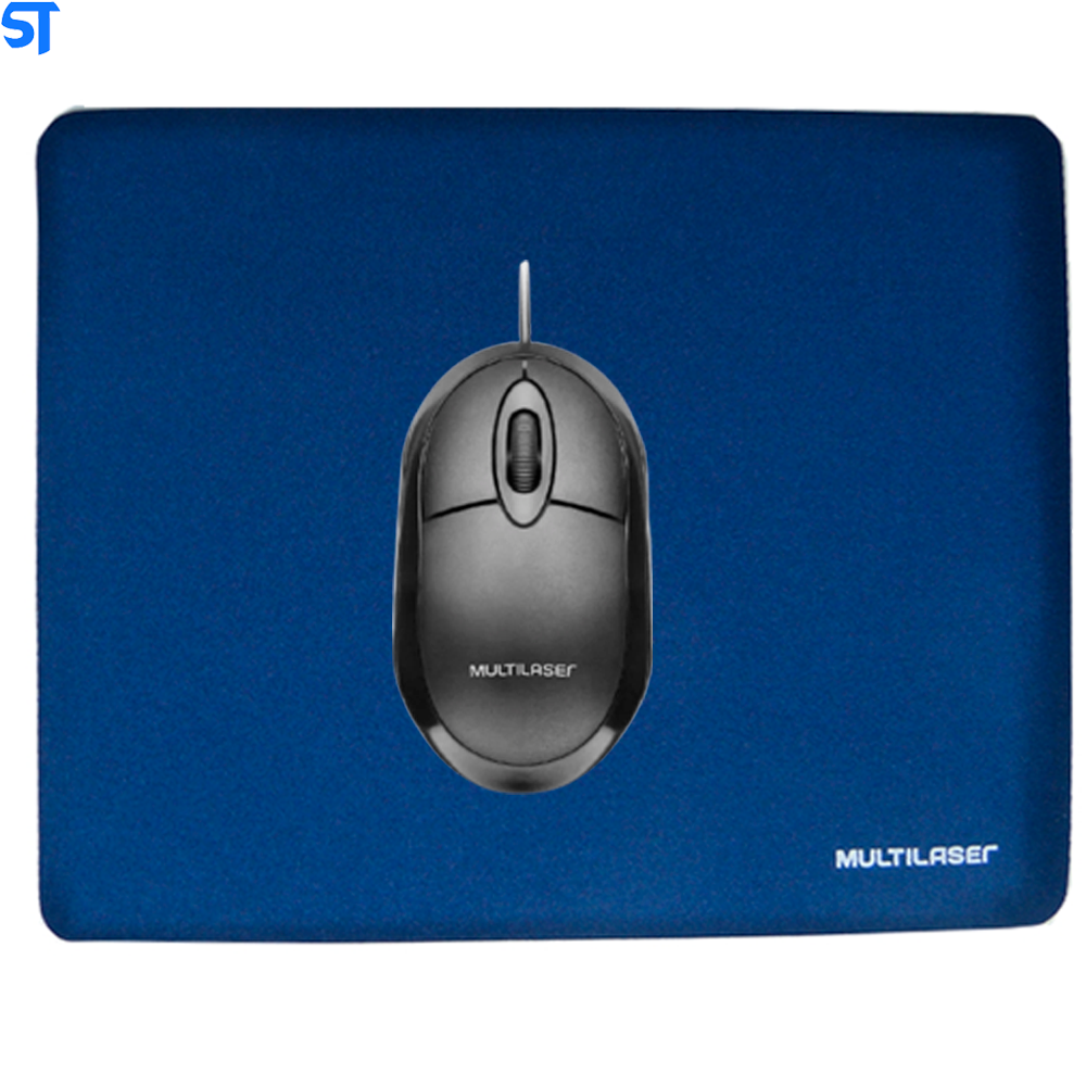 Mouse Pad em Tecido Multilaser - AC066 - Azul