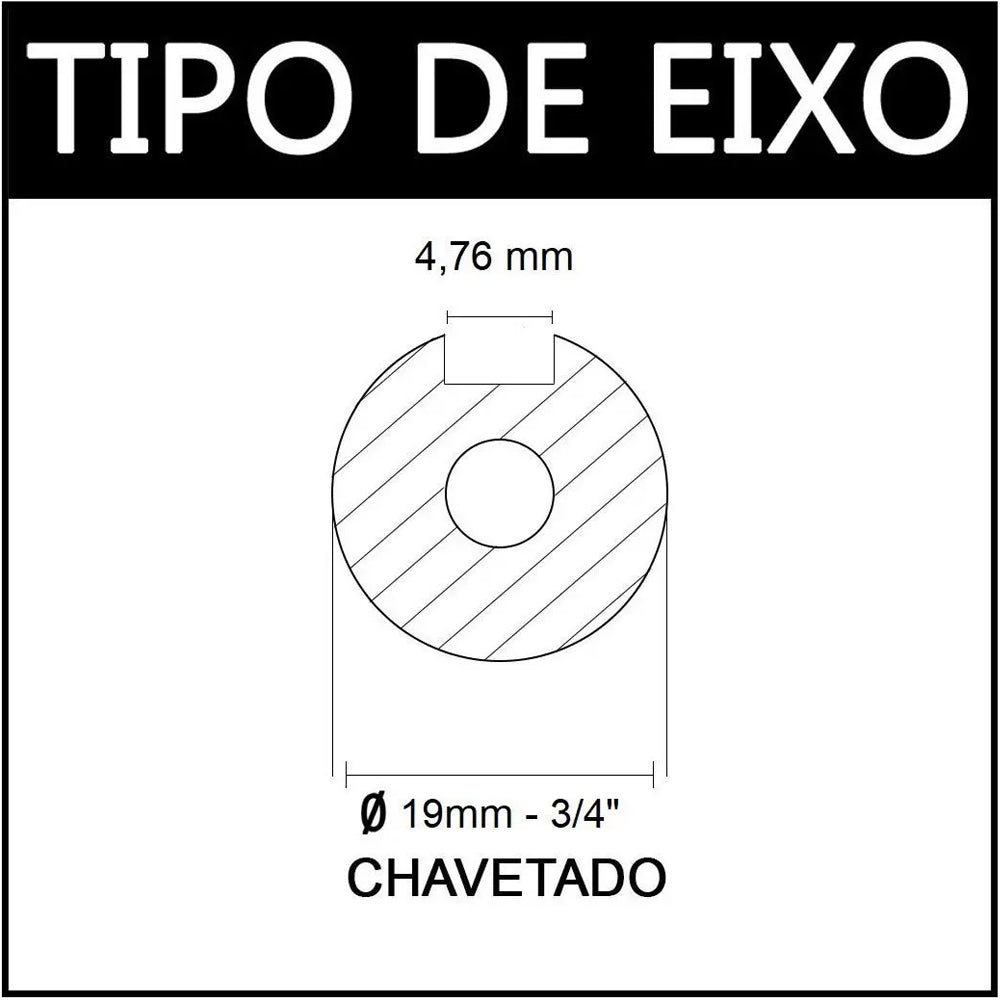 Motor Elétrico Monofásico 5cv 2 Polos Alta Rotação 220-254v