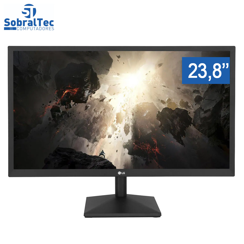 Monitor LG LED 23.8" Widescreen, Full HD, IPS, HDMI - 24MK430H