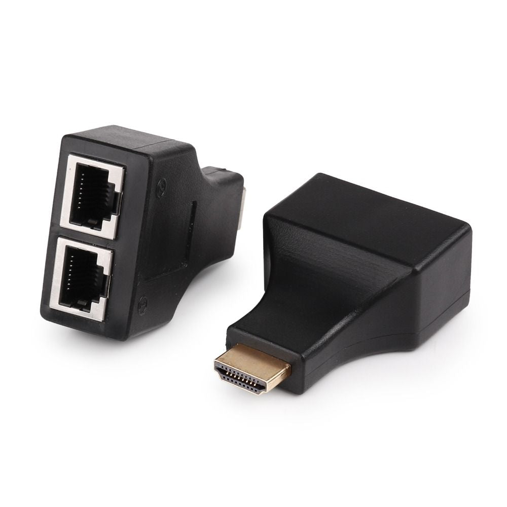 Adaptador Extensor Cabo de Rede P HDMI  HDTV 1080P