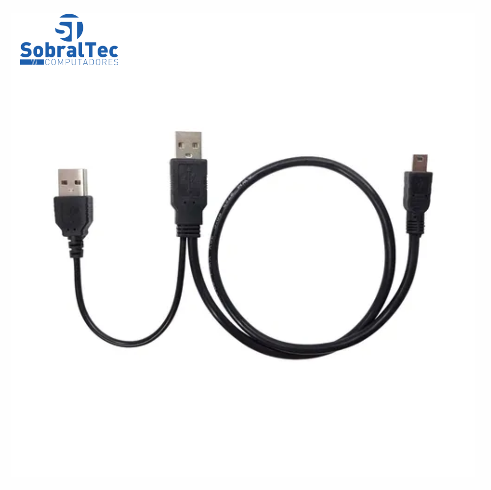 Cabo Y Usb 2.0 Para HD Externo Samsung Seagate LG Toshiba Sony