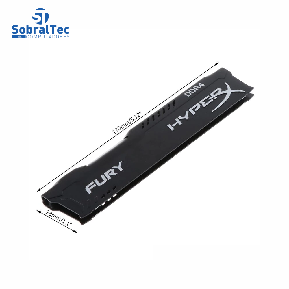 Dissipador De Memória Ram Ddr3 Ddr4 Para Desktop Thermal Pads HyperX Fury