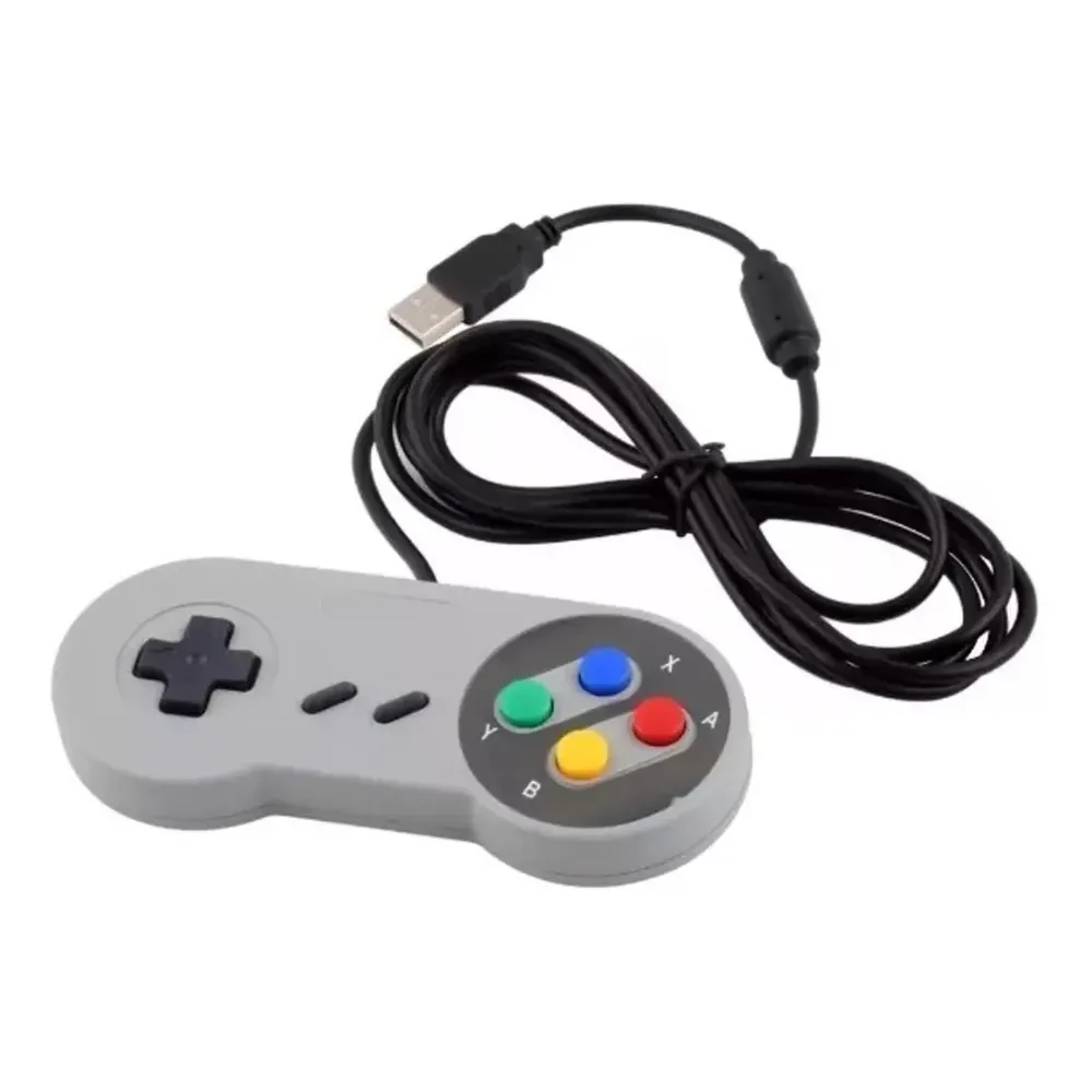 Controle Joystick USB Super Nintendo SNES Knup - KP-3124