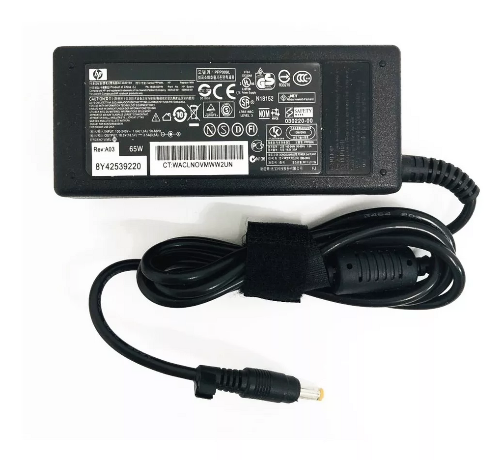 Fonte Notebook Compativel Com Hp -18.5V 3.5A 65W - 4.8m x 1.7mm- Bringt