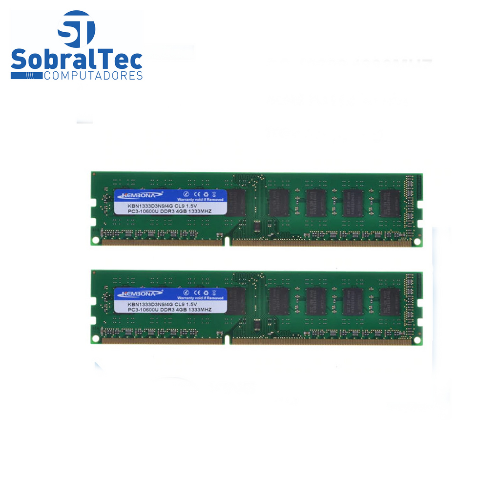 Memoria Ram Desktop DD3 4Gb 1333Mhz KBN1333d3N9/4Gb PC3-10600U