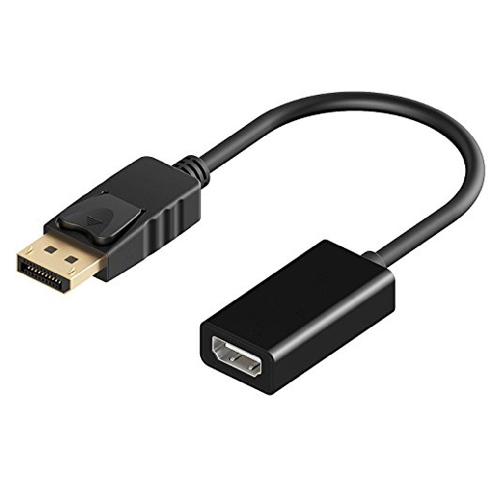Conversor de cabo Display Port 1080P Macho Para HDMI Fêmea