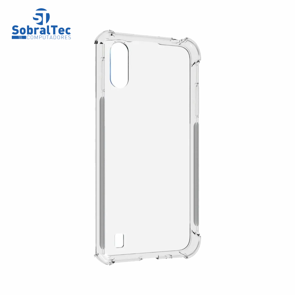 Capa Silicone TPU Transparente Borda Anti Impacto Anti-Shock Samsung Galaxy A01