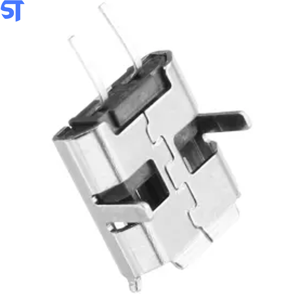 Connector Jack Mini Micro Usb 2-Pinos Tablet Pc Pad Charge Socket Female Dip Feet 2pin Dip Pcb