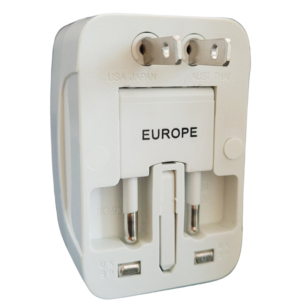 Adaptador de Tomada Universal Internacional All-in-one 250V 10 A Modelo LE-1055 - IT-Blue