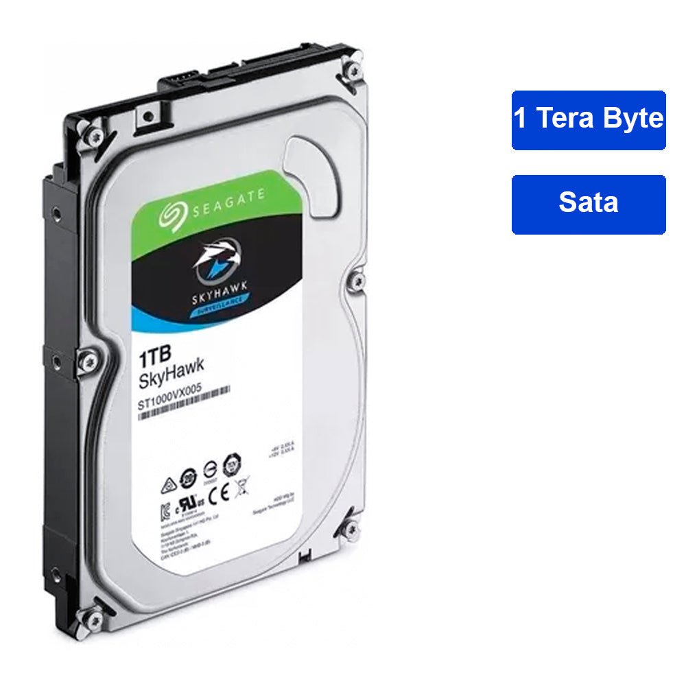 HD Interno SkyHawk Seagate 1TB Para DVR ST1000VX005 3,5” (polegadas) 5.900RPM 64MB Cache SATA 3 300MB/s