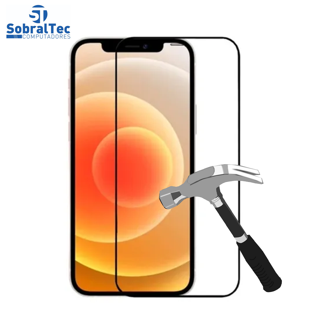 Pelicula Protetora De Vidro Temperado Para iPhone 12