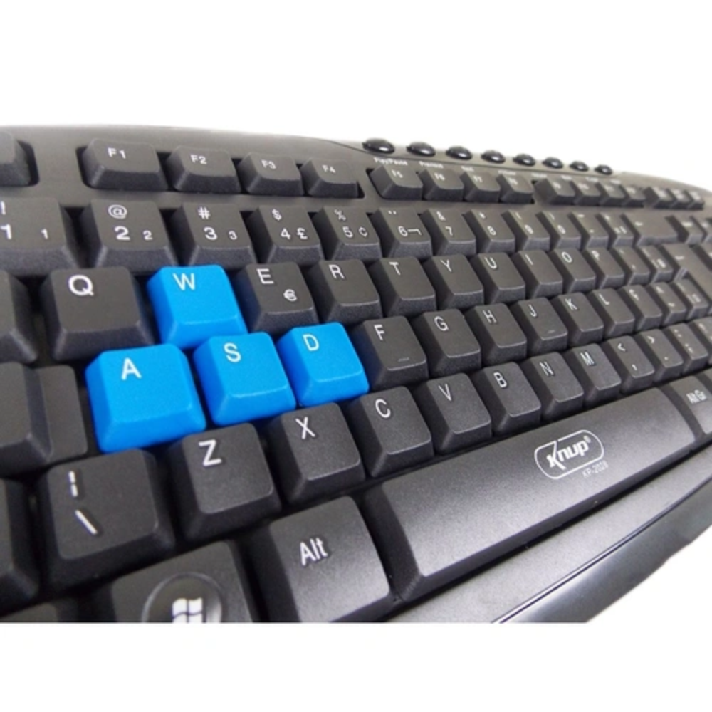 Kit Mouse e Teclado Sem Fio Optico 2.4 Ghz Knup KP2028