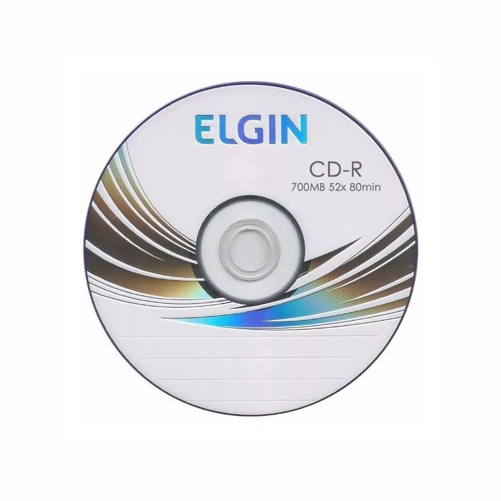CD R Elgin 52X 700MB 80 Min. Unidade