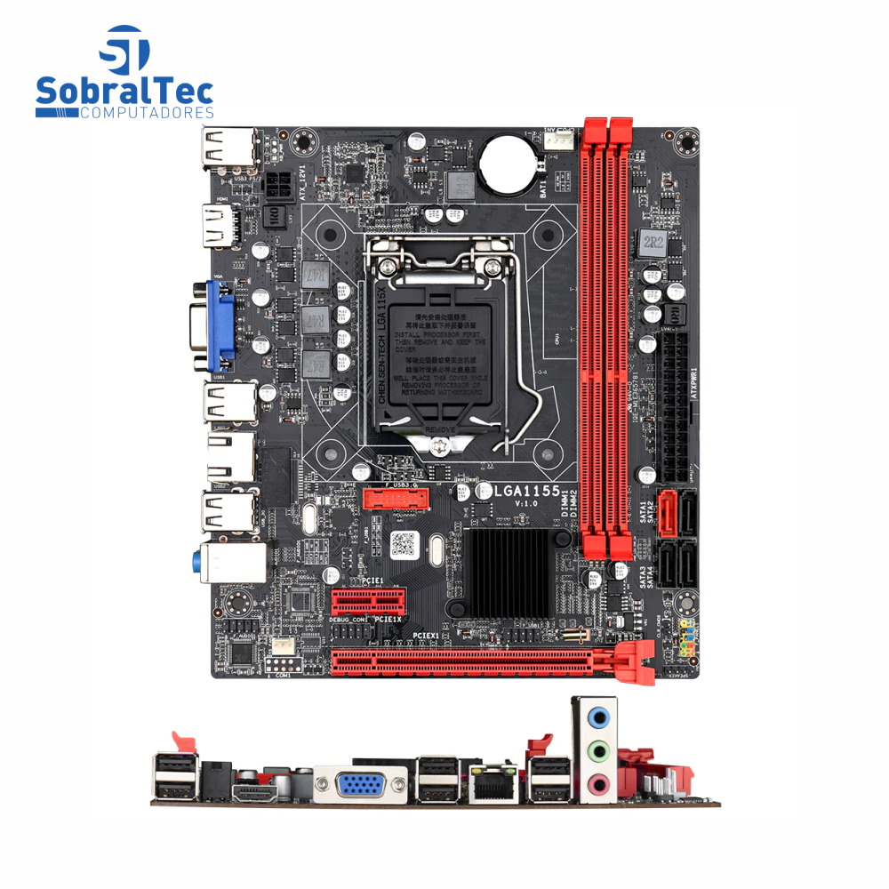 Placa Mãe Daixu B75m Socket Lga 1155 Para i3 i5 i7 CPU Com Suporte Para Ddr3 Com Memória De Até 16 GB