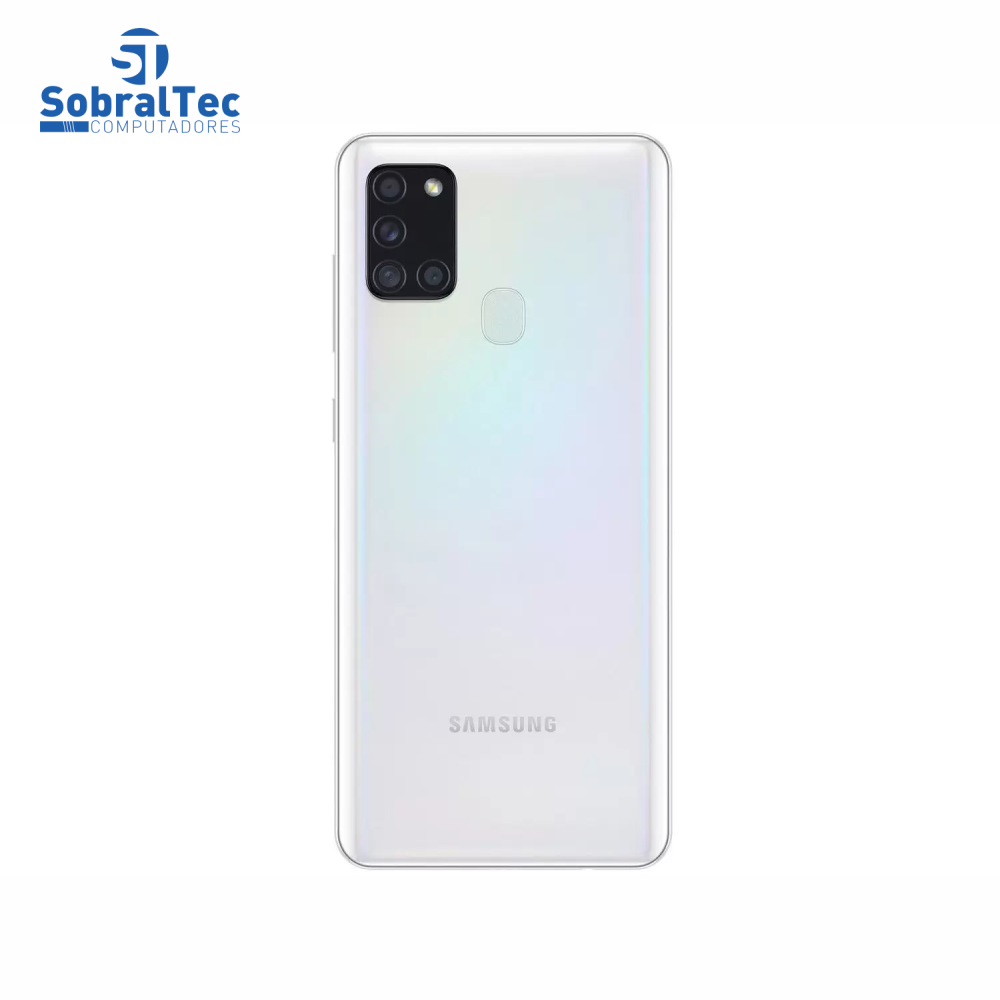 Smartphone Samsung Galaxy A21s, 64GB, 48MP, Tela 6.5´, Branco - SM-A217MZWRZTO