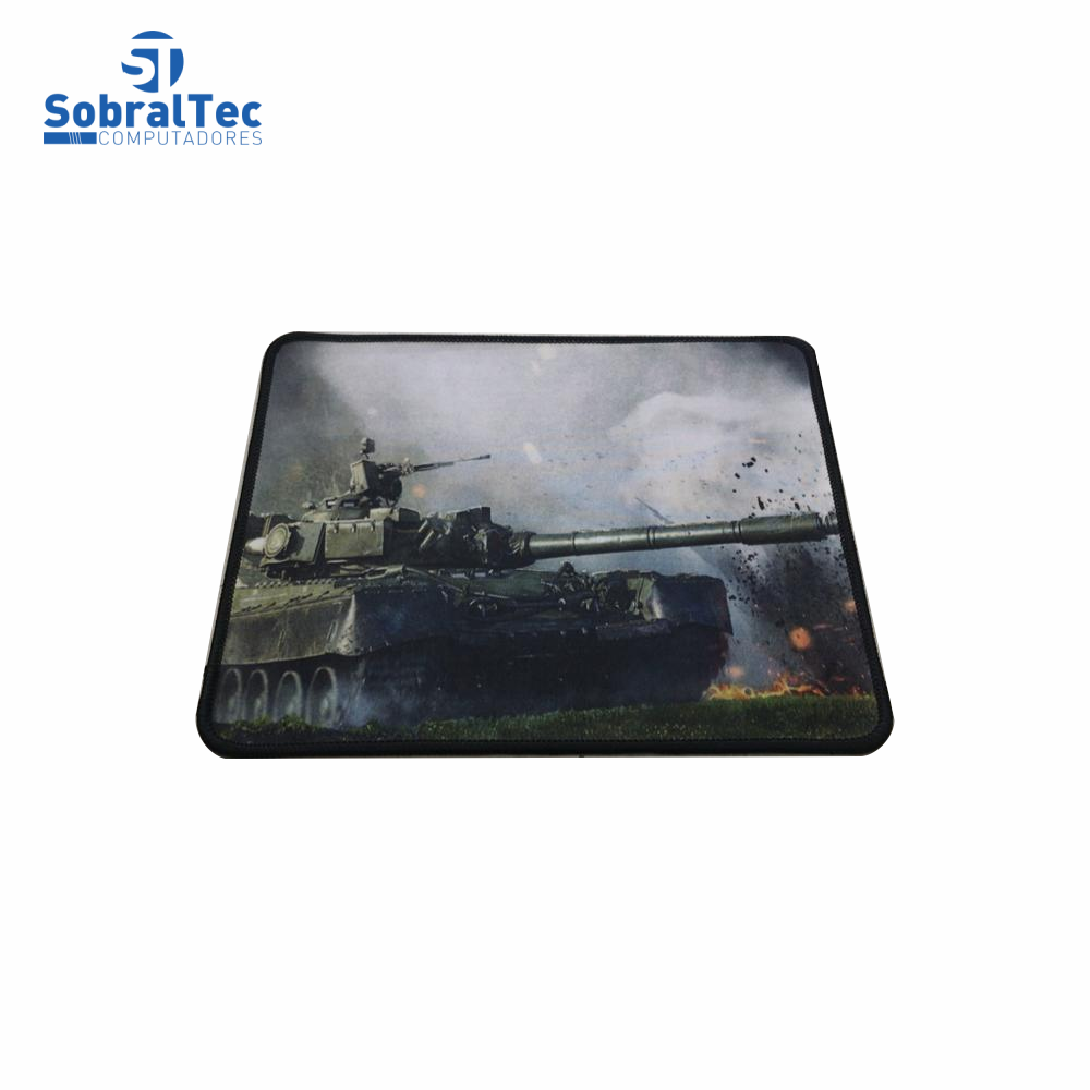 Mousepad Gamer Estampas World War 25x20 Cm Silk-Fliding AJ L-16 Tanque T-54/55