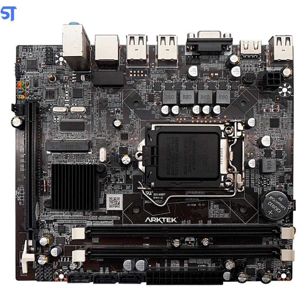 Placa Mãe Arktek AK-H55M EL LGA 1156 / Chipset Intel H55 / Micro ATX / DDR3