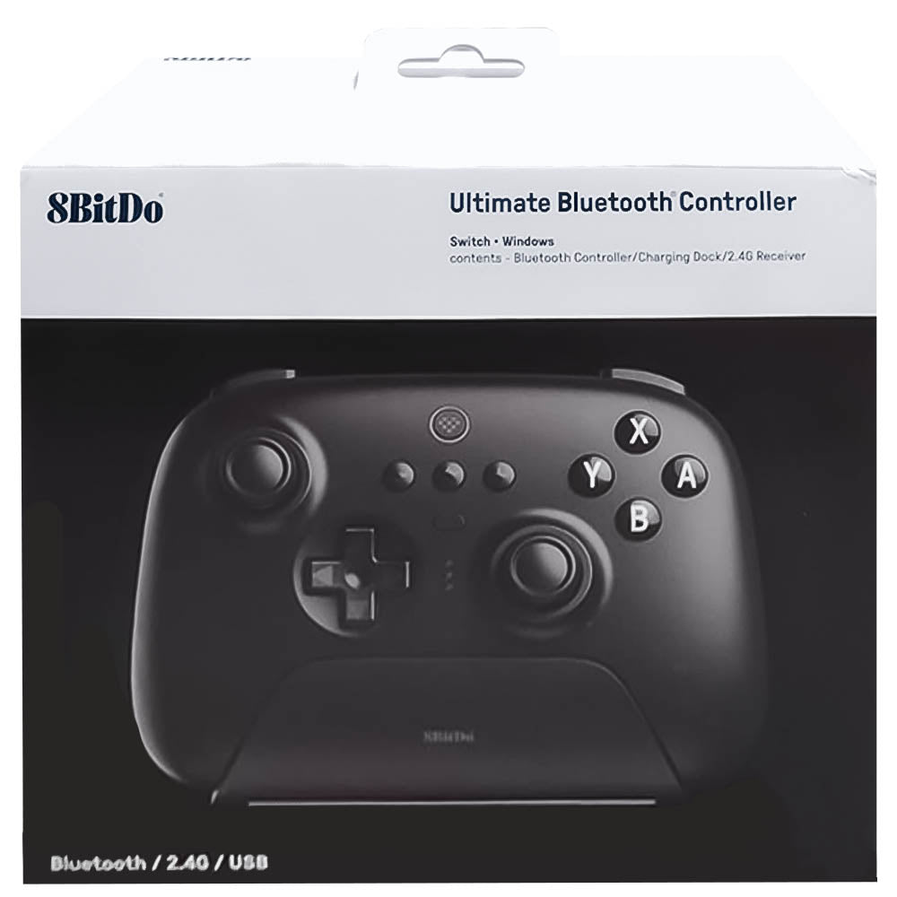 Controle Joystick Bluetooth 8BitDo Ultimate C/ Base Carregamento, Wireless  Compatível Com Switch, Windows e Steam Deck