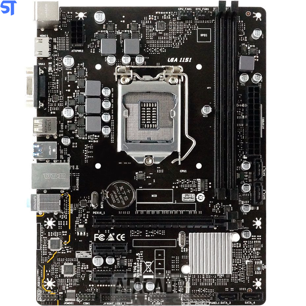 Placa Mãe Biostar H310MHP Socket LGA 1151 - DDR4 Geração 8 e 9