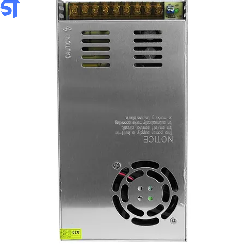 Fonte Chaveada Estabilizada 12V 50A Bivolt Para CFTV, LED Caixa Metalica Profissional