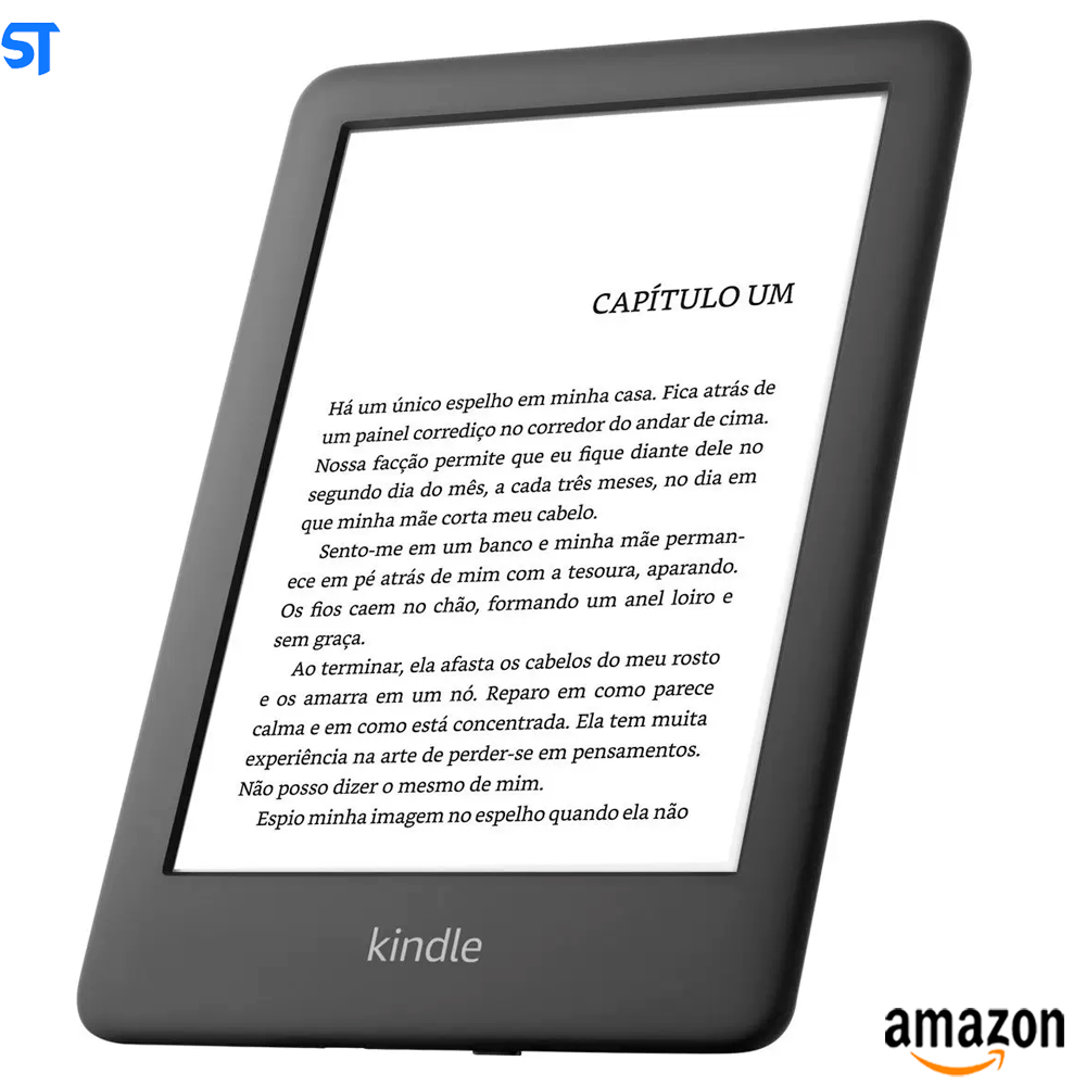 Kindle 10a. Geração Tela de 6,8” Com Bateria de Longa Duração - Cor Preta
