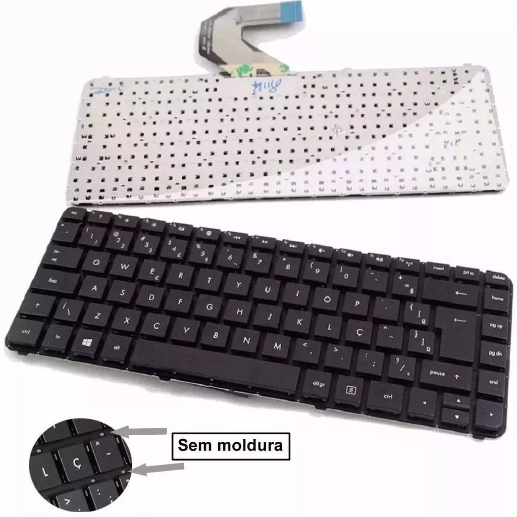 Teclado Notebook Hp G4-2000 Series Sem Moldura