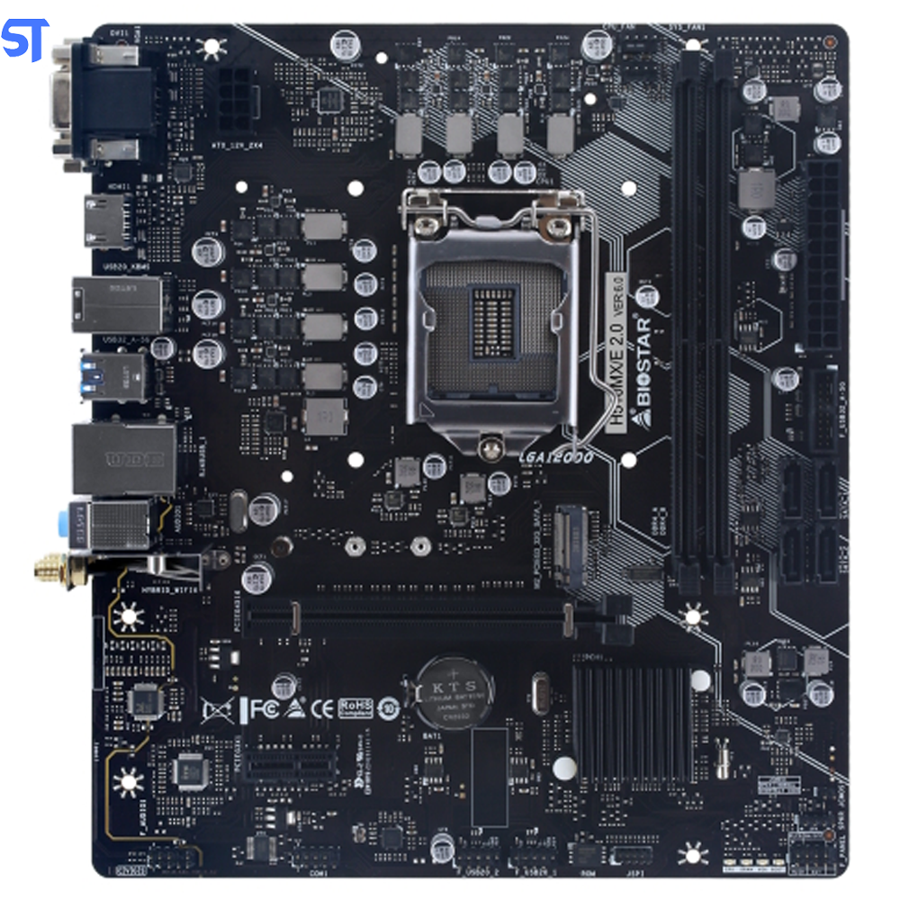 Placa Mãe Biostar H510MX/E 2.0, Chipset H510, Intel LGA 1200, mATX, DDR4