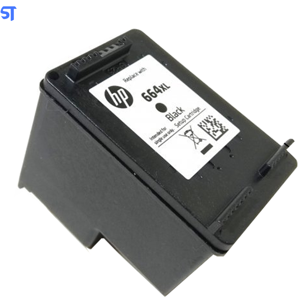 Cartucho HP 664XL Preto Original (F6V31AB) Para HP Deskjet 2136, 2676, 3776, 5076, 5276