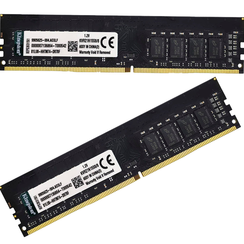 Memória Ram Desktop 8GB 3200MHz DDR4 Kingston KVR32N22S8/8 - Preta