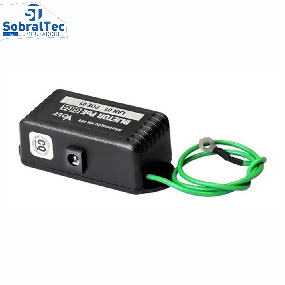 Injetor Poe Gigabit 10/100/1000 - 48v- GIGA