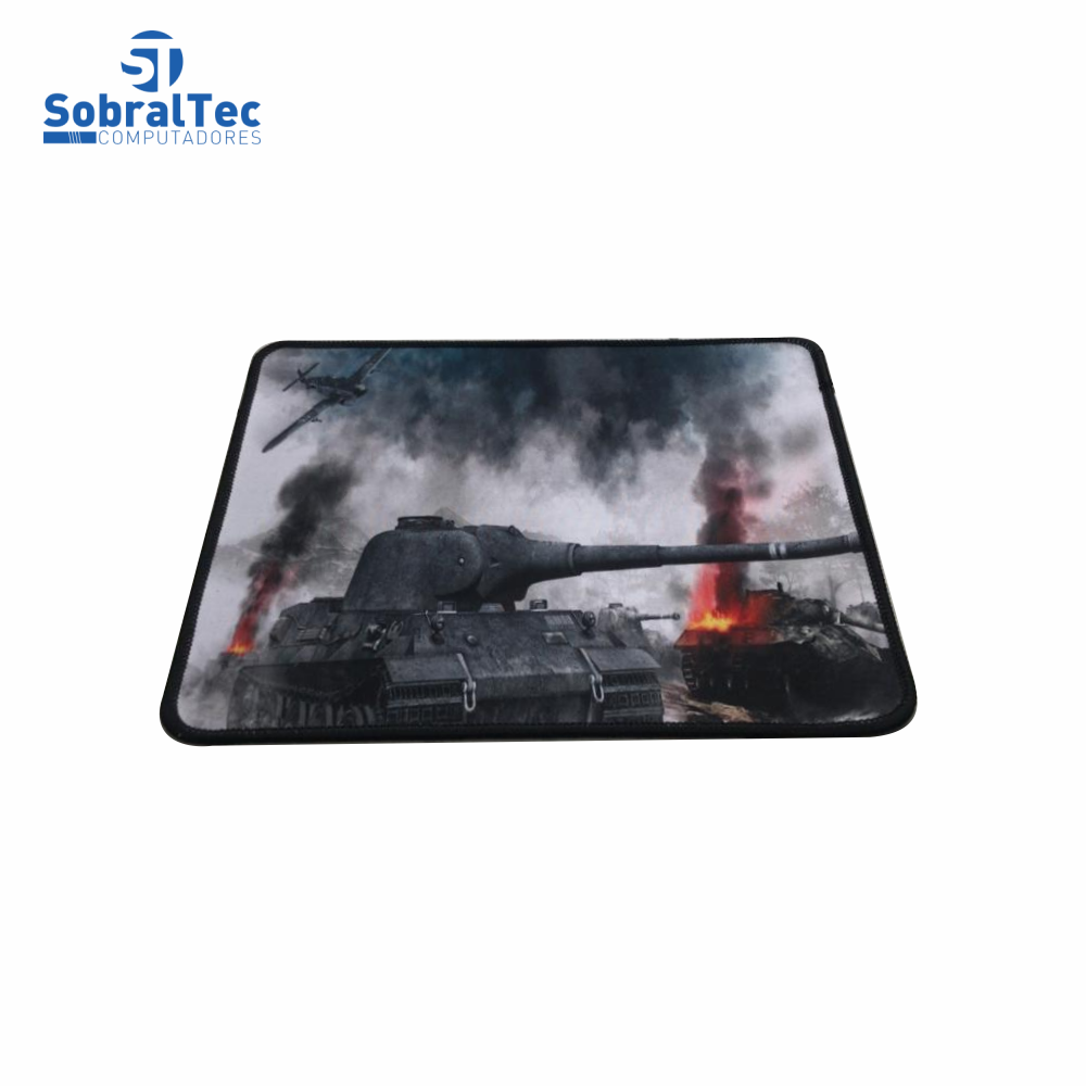 Mousepad Gamer Estampas World War 25x20 Cm Silk-Fliding AJ L-16 Tanque Panther