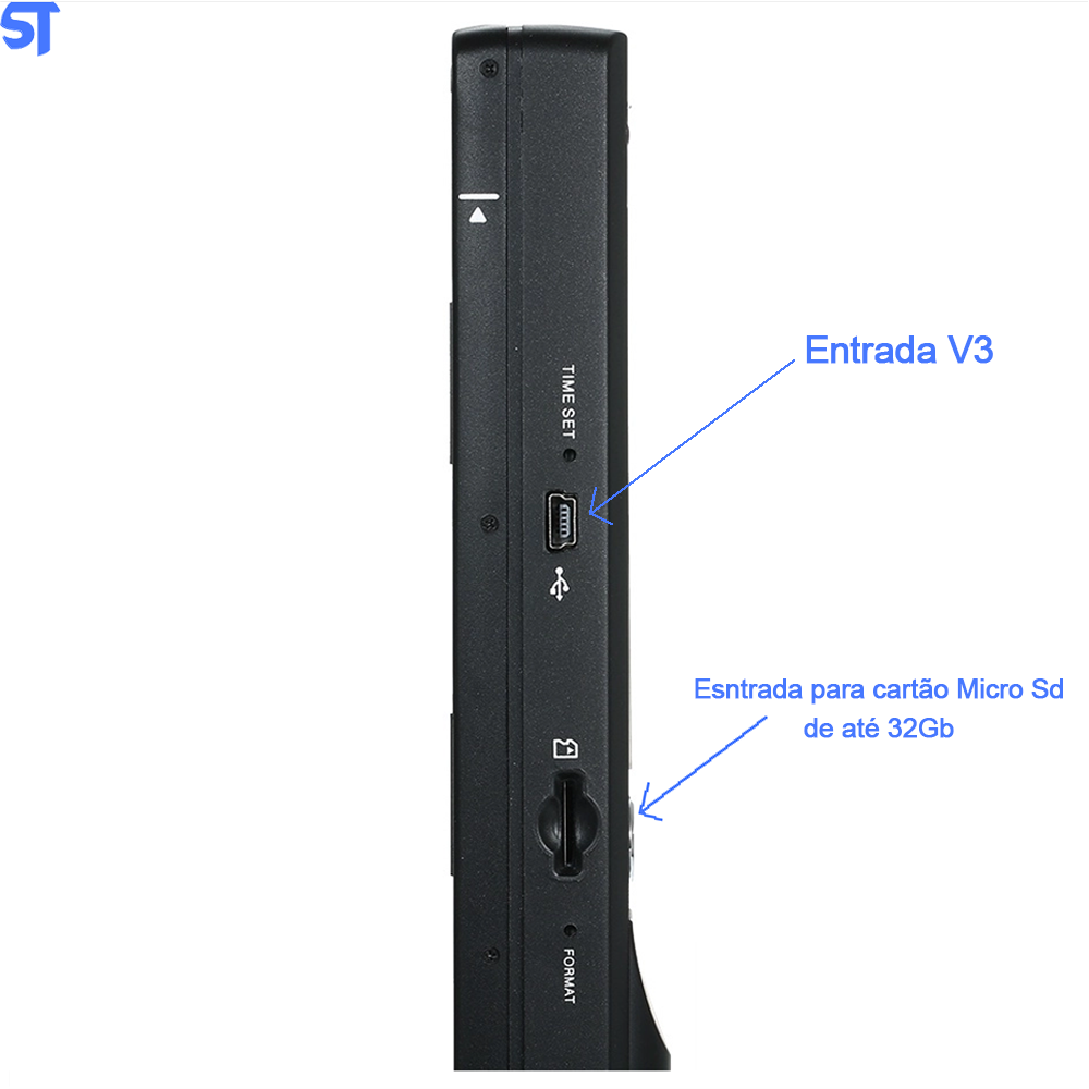 Scan Portátil A4 JPG/PDF DPI 900 Entrada Para Cartão Micro Sd Até 32Gb Tipo V3- Exbom