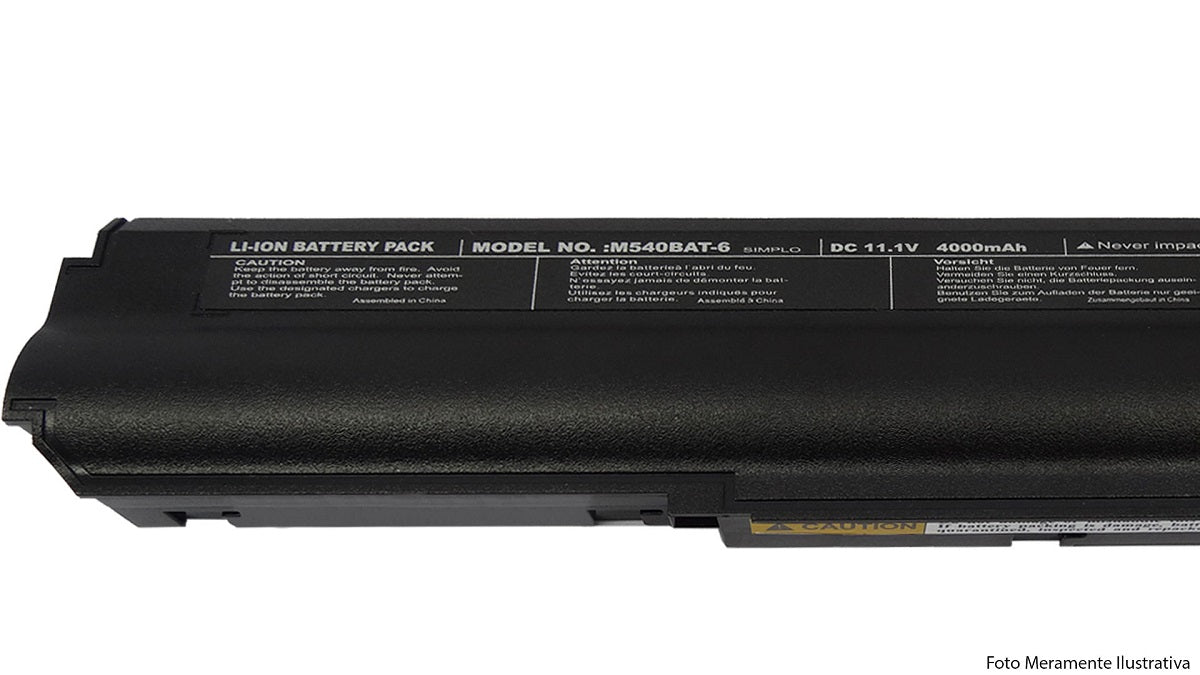 Bateria Notebook Positivo M540bat 6 11.1V 4400mAh - USADA