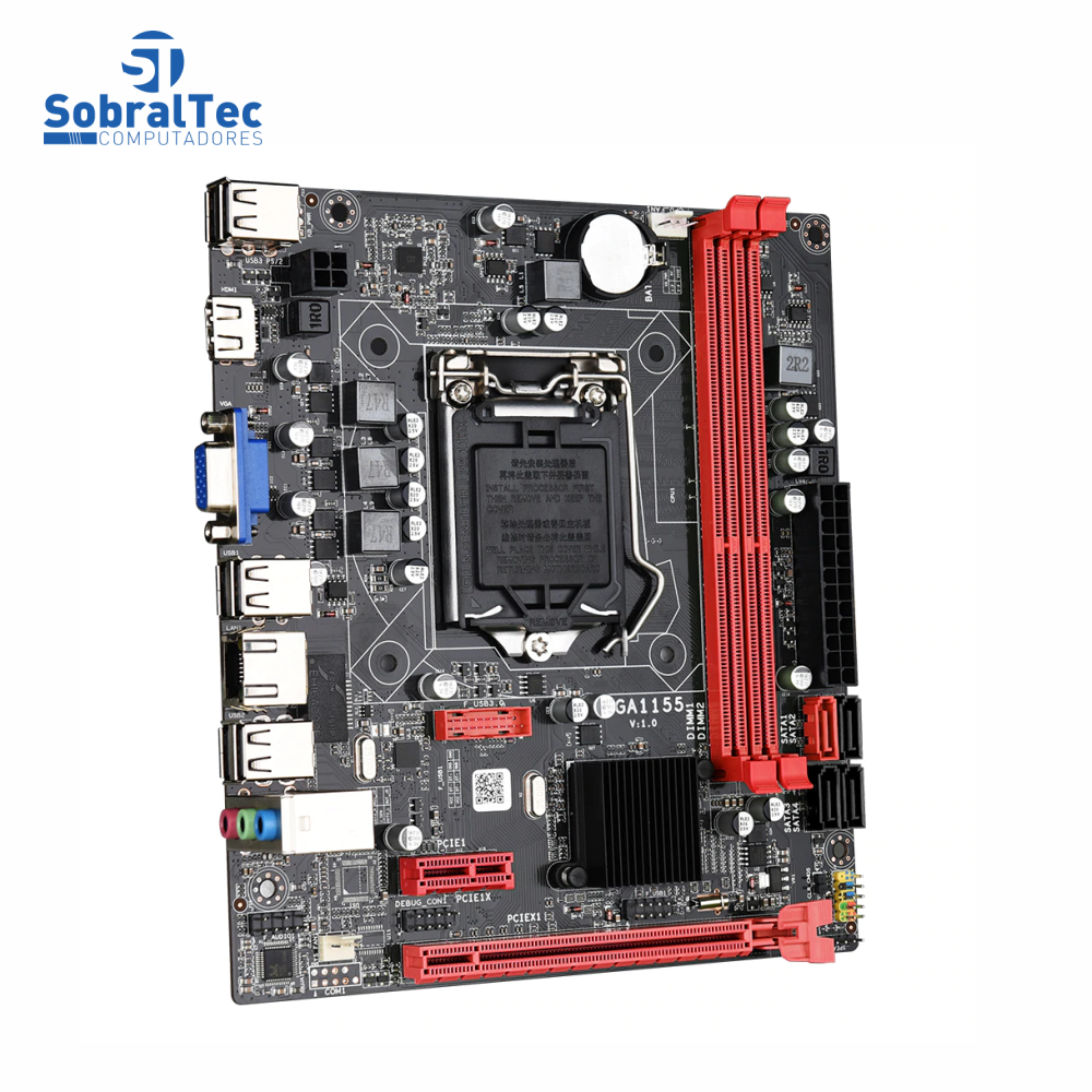 Placa Mãe Daixu B75m Socket Lga 1155 Para i3 i5 i7 CPU Com Suporte Para Ddr3 Com Memória De Até 16 GB
